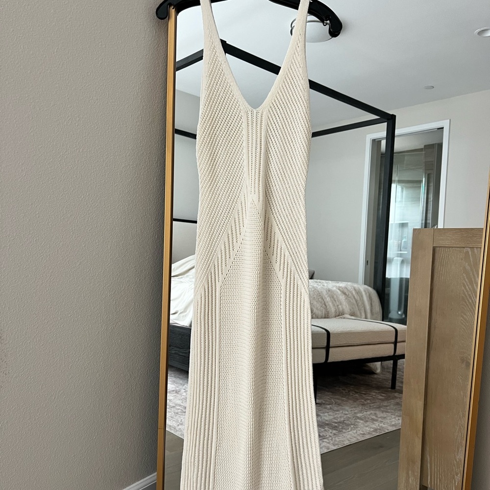 Cream Knit Dress